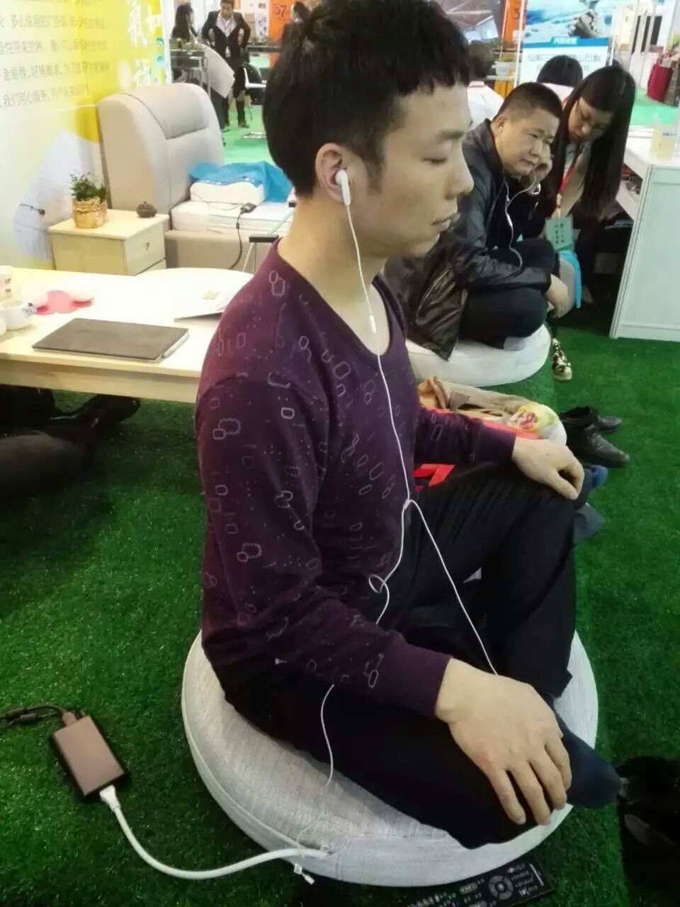 用戶體驗音樂坐墊